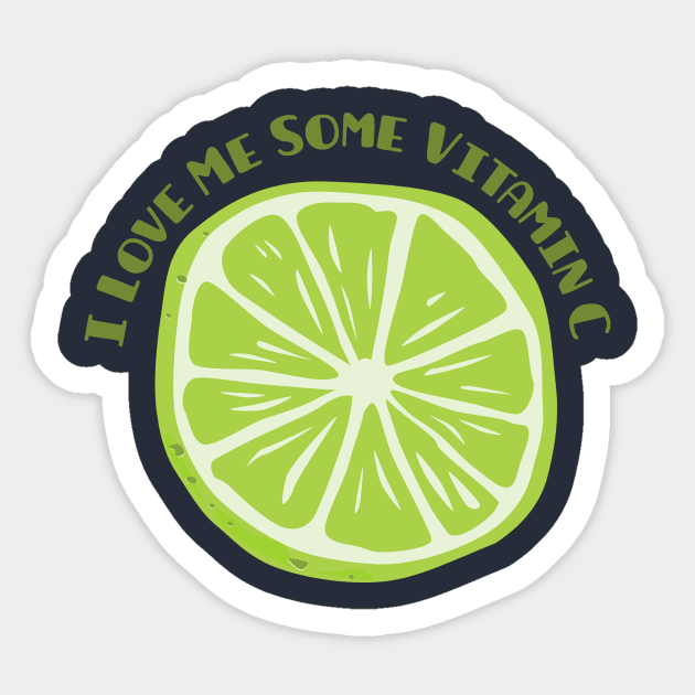 Give Me My Vitamin C To Fight COVID 19 Sticker by TATOH